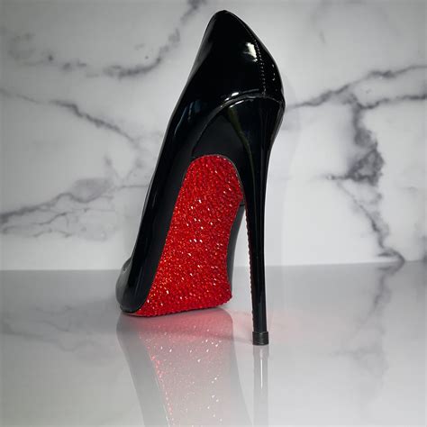 red thick high heels|high heel with red bottom.